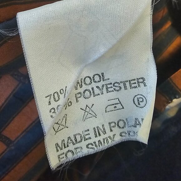 Sondre vintage heavy wool maxi skirt size L - Picture 7 of 8